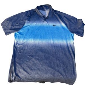 Blue Nike polo- XL- never worn